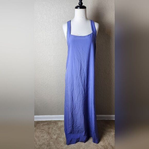 Athleta Arrival Maxi Dress Dark Adonis Blue Size XL - Picture 3 of 7